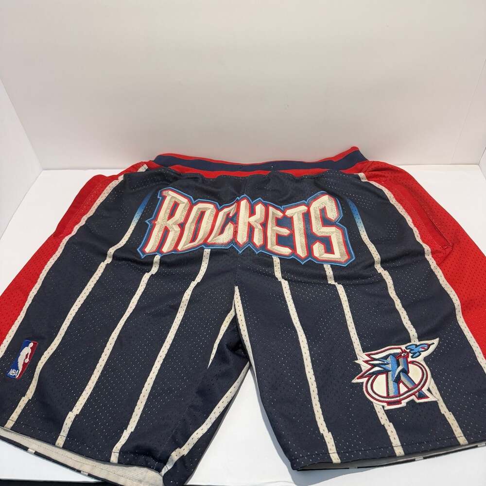 Houston Rockets 1996-97 Navy Authentic Shorts